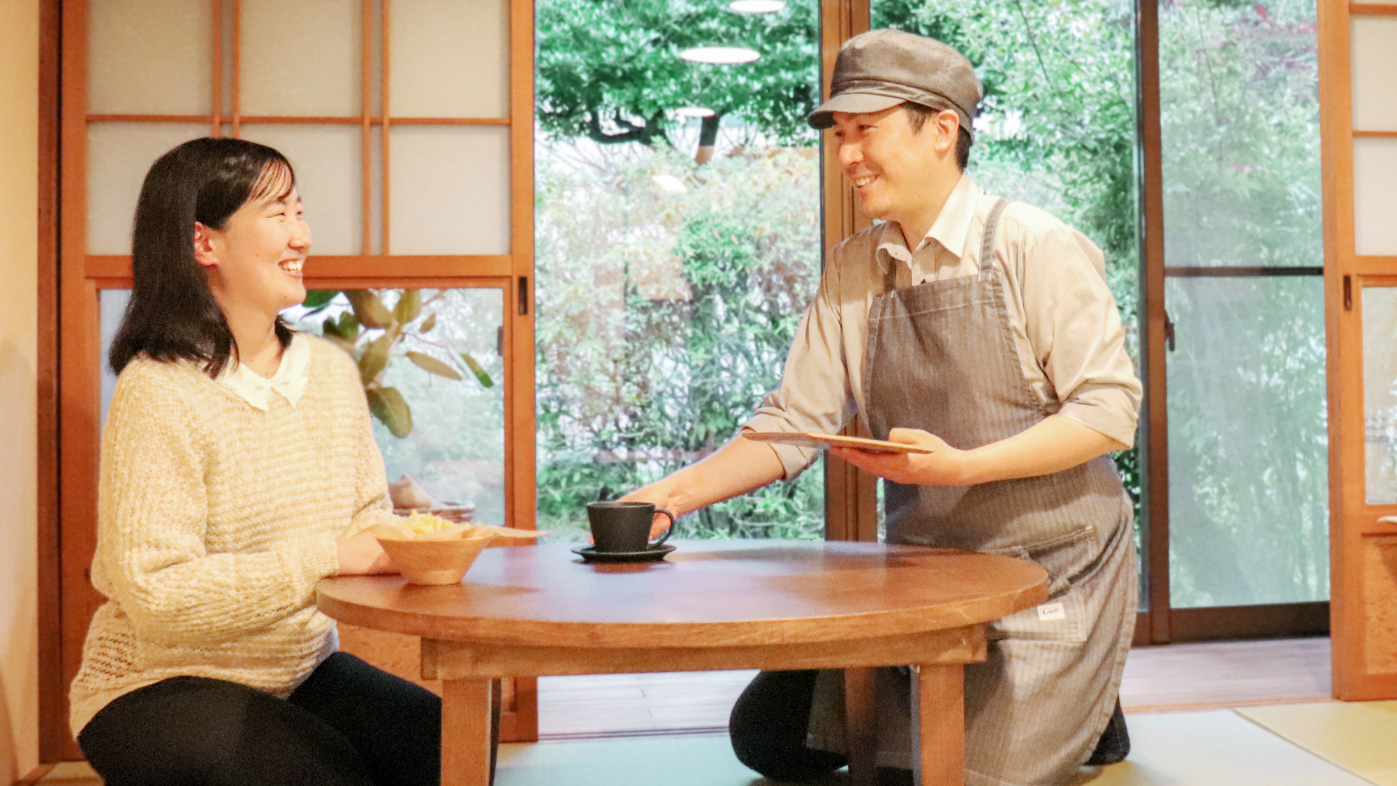 就労継続支援B型事業所 cafe iiyoのカフェ作業の様子